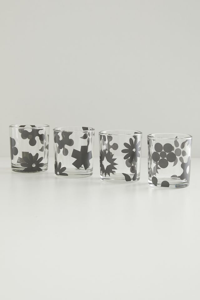 Dusen Dusen Pattern Glasses - Set Of 4 #1
