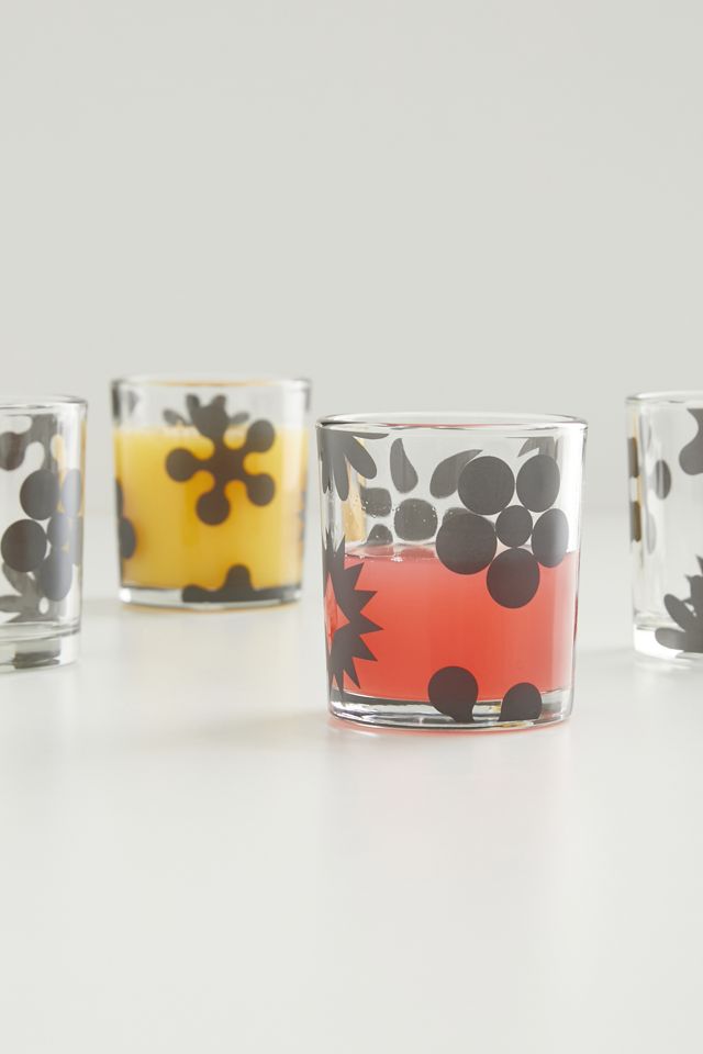 Dusen Dusen Pattern Glasses - Set Of 4 #2