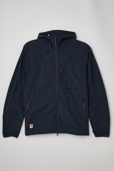 Fjall Raven High Coast Hooded Wind Jacket In Navy