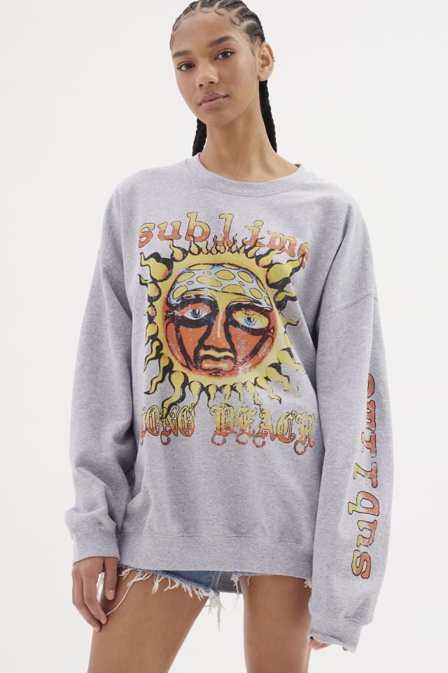 Urban Outfitters Sublime Sun Oversized Crew Neck Sweatshirt