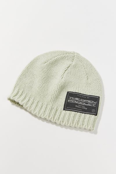 Theopen Product Patched Wool Beanie In Mint