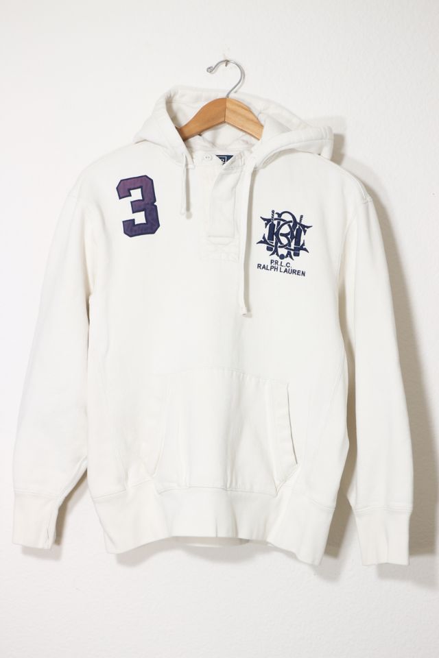 Vintage Polo Ralph Lauren Rugby Hoodie Sweatshirt | Urban Outfitters