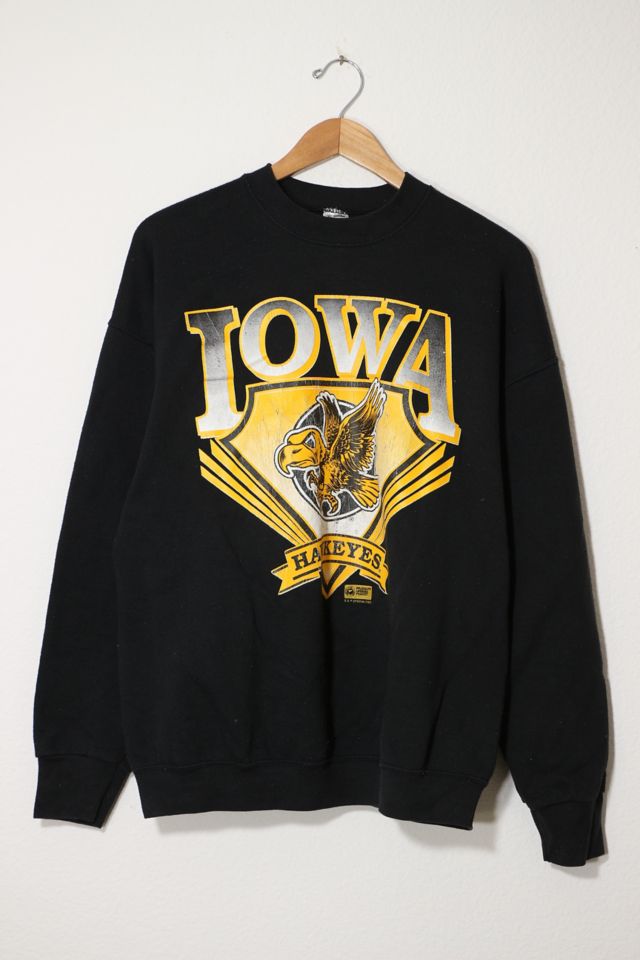 Vintage University of Iowa Hawkeyes Crewneck Sweatshirt Made in USA Urban Outfitters