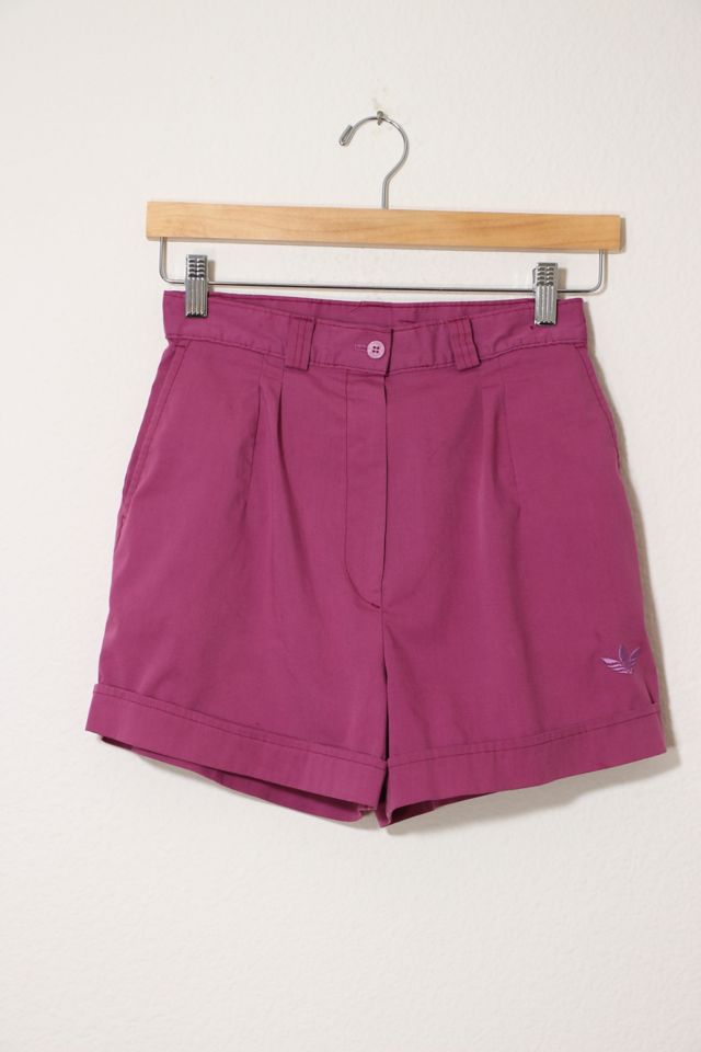 Vintage adidas '80s High Rise Pleated Shorts Made in USA | Urban