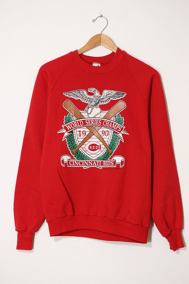 Vintage Cincinnati Reds World Series 1990 Crewneck Sweatshirt Made
