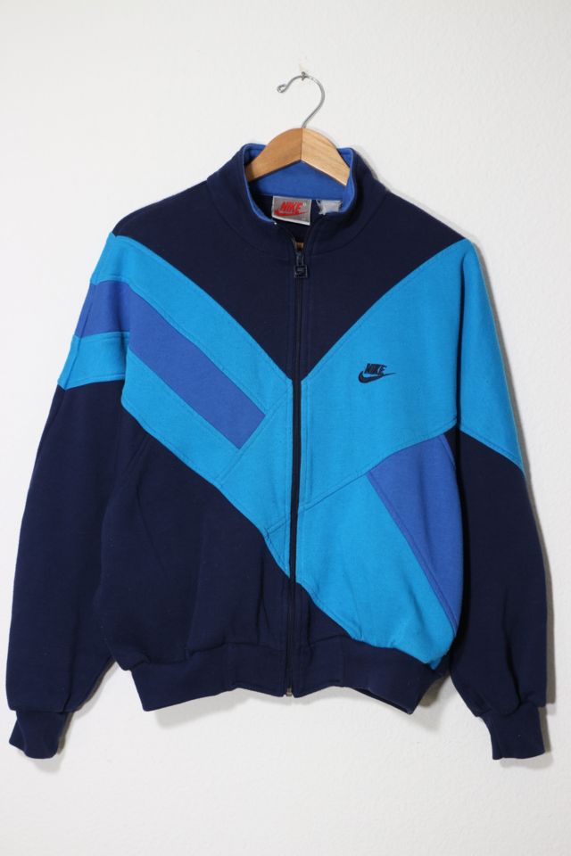 Vintage Nike 1986 Boxy Mock Zip Sweatshirt Made in USA | Urban Outfitters