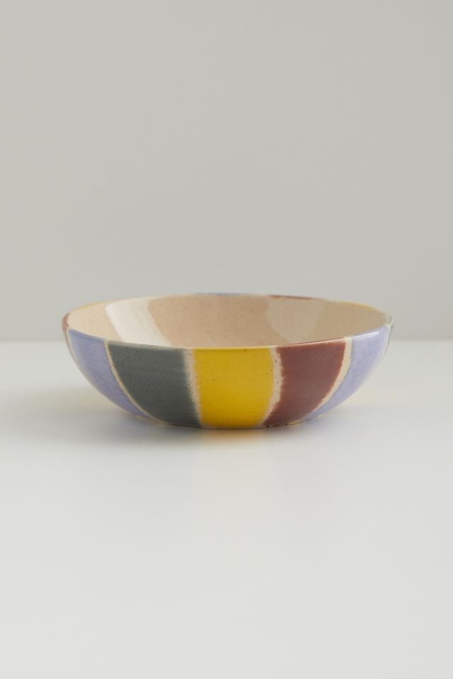 Rhoda Striped Low Bowl #1