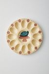 Deviled Egg Plate, 13.8 Inch Egg Dish, Holds 24 Eggs, Egg Tray Fit