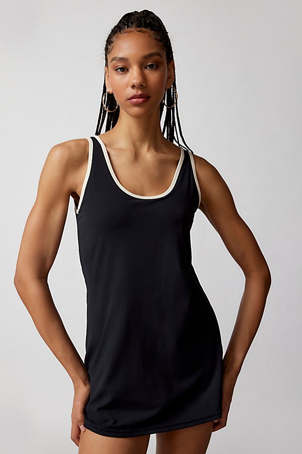 SPLITS59 AIRWEIGHT MINI DRESS IN BLACK, WOMEN'S AT URBAN OUTFITTERS