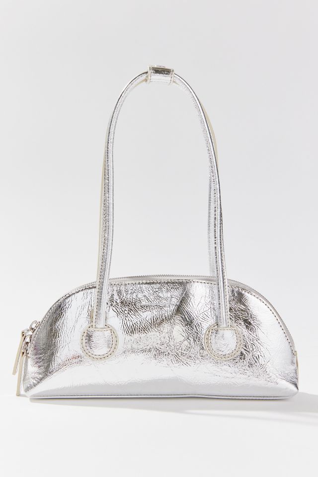 ☆MARGE SHERWOOD☆ BESSETTE SHOULDER STRAP silver crinkle Marge Sherwood Silver Medium Crinkled Shoulder Bag Marge