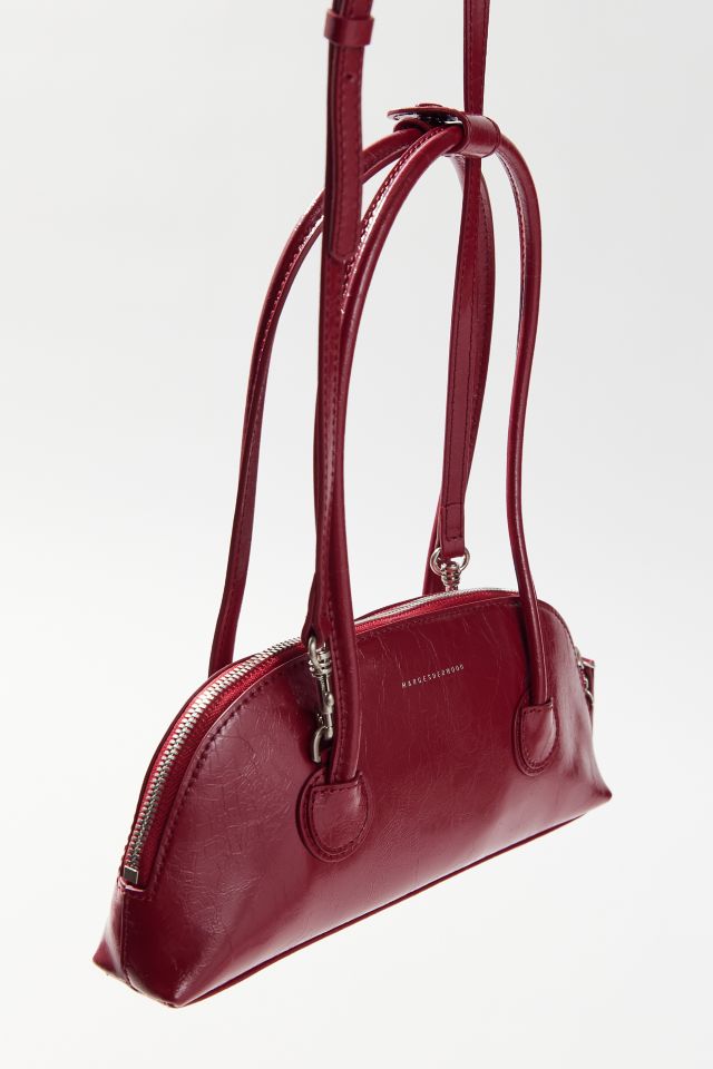 ☆MARGE SHERWOOD☆ BESSETTE SHOULDERapple red crinkle Marge Sherwood Bessette Shoulder Bag in Red | Lyst Canada