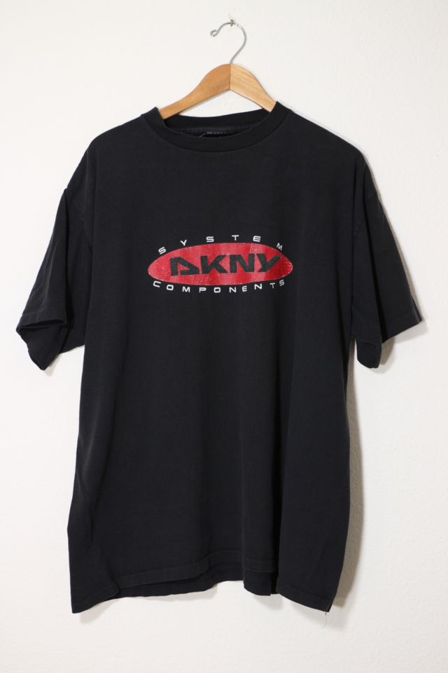 Vintage 90s DKNY System Components T Shirt Made in USA