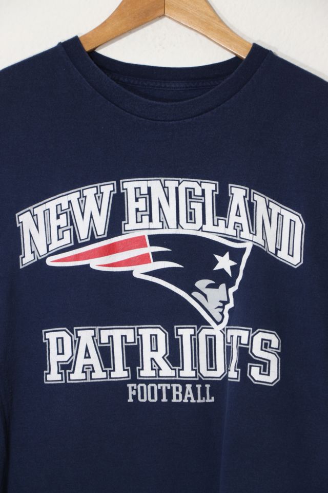 New England Patriots Red Graphic T-Shirt Tee Size L Large Dri-Fit NFL