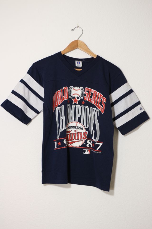 Vintage Minnesota Twins World Series 1987 T Shirt Jersey Made in USA