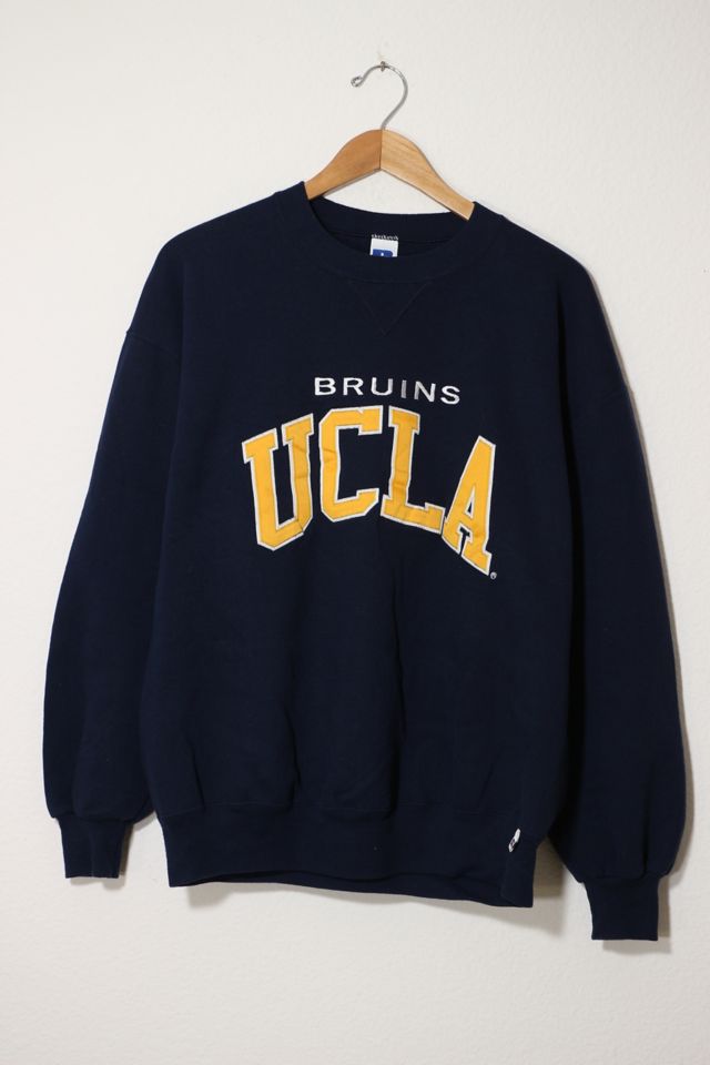 CustomCat UCLA Bruins Vintage NCAA Crewneck Sweatshirt Royal / 4XL