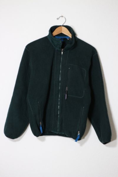 Vintage Patagonia Mock Zip Polar Fleece Jacket Made in USA