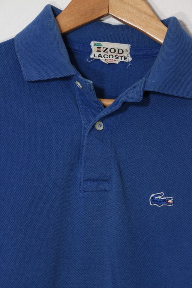 Vintage Izod Lacoste Washed Pique Polo Shirt Made USA | Urban Outfitters