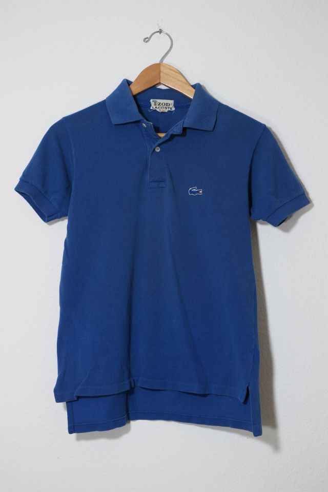 Vintage Izod Lacoste Washed Pique Polo Shirt Made in USA