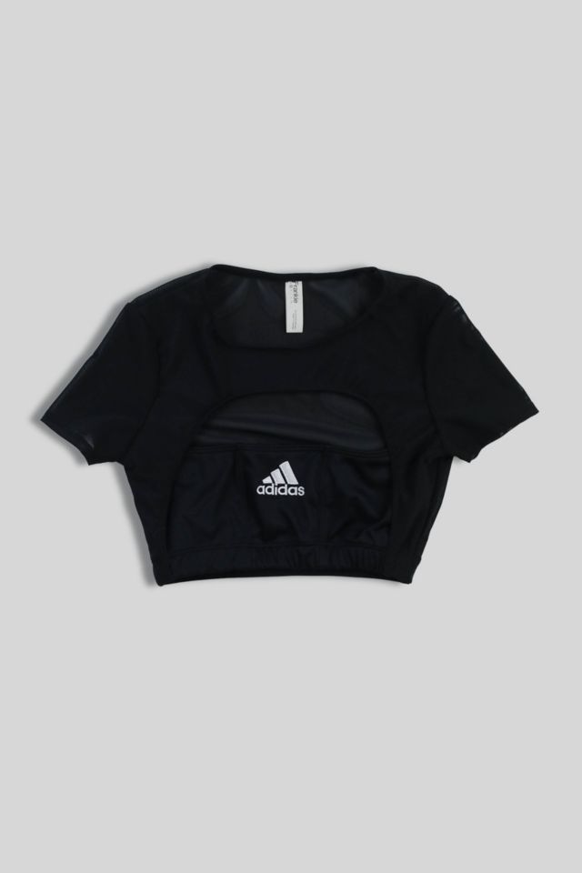 Frankie Collective Rework Adidas Mesh Cut Out Tee 027 | Urban Outfitters