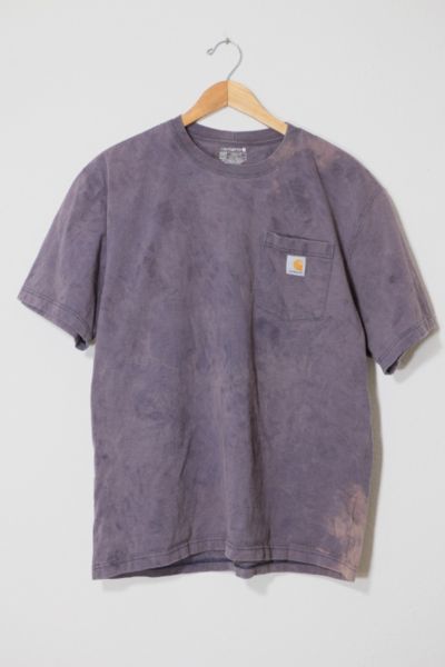 Vintage Carhartt Unique Bleach Wash Pocket T Shirt | Urban Outfitters