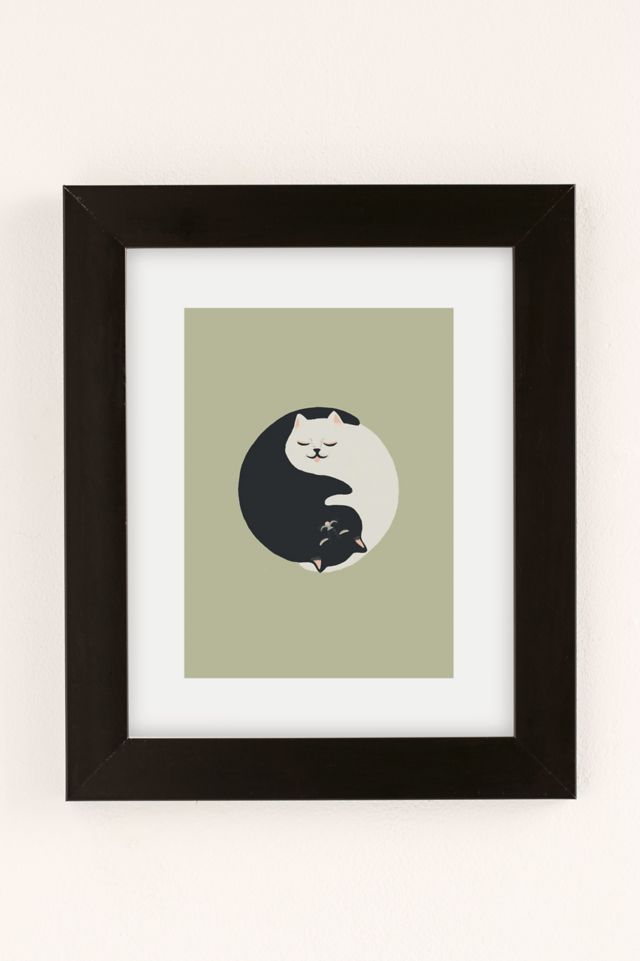 Jimmy Tan Hidden Cat 26 Yin Yang Hug Art Print #1
