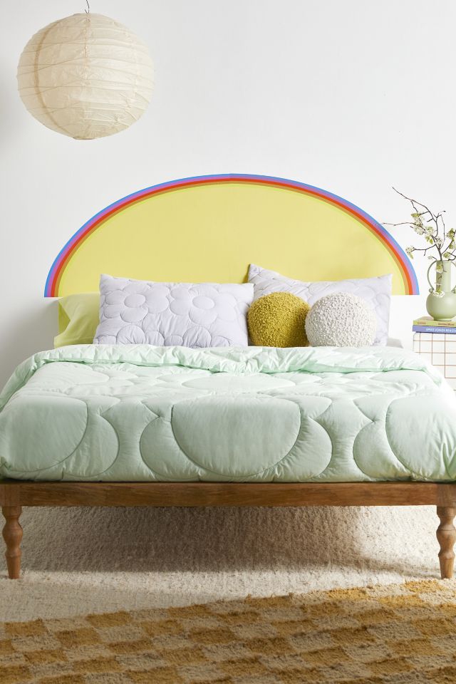 Rainbow Headboard Peel And Stick Wall Art Kit Urban Outfitters