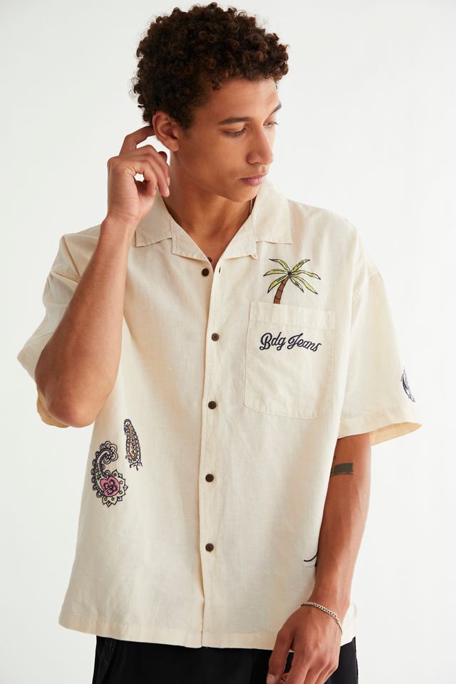 Embroidered Button Up Top Embroidered Button Up Top