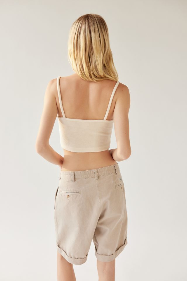 Camisole Brodée en Tissu Éponge Tropical #1