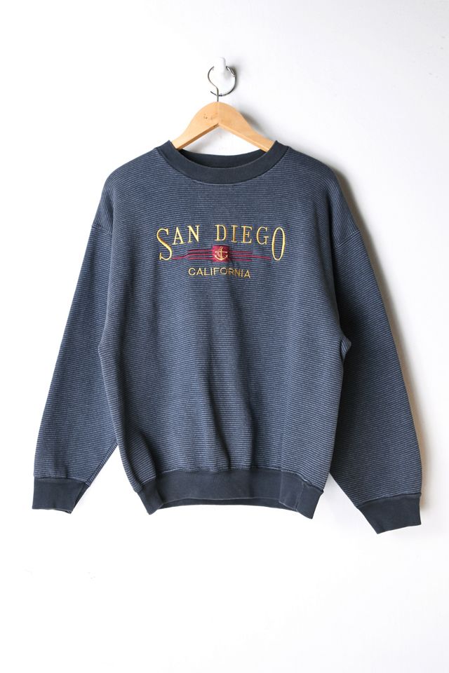 Vintage 90s San Diego Striped Sweatshirt | Urban Outfitters Vintage 90s San Diego Striped Sweatshirt | Urban Outfitters