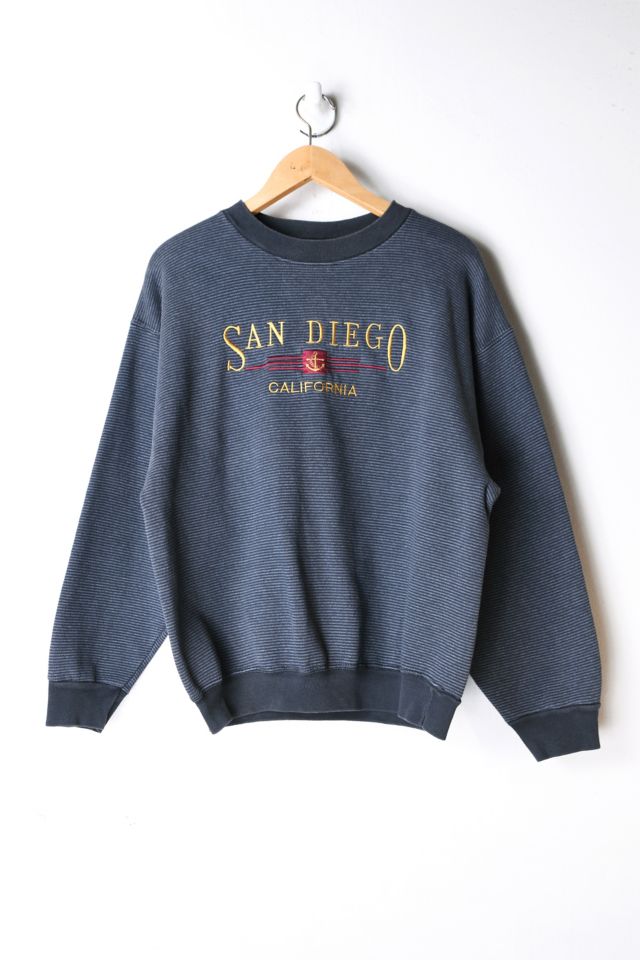 Vintage 90s San Diego Striped Sweatshirt | Urban Outfitters