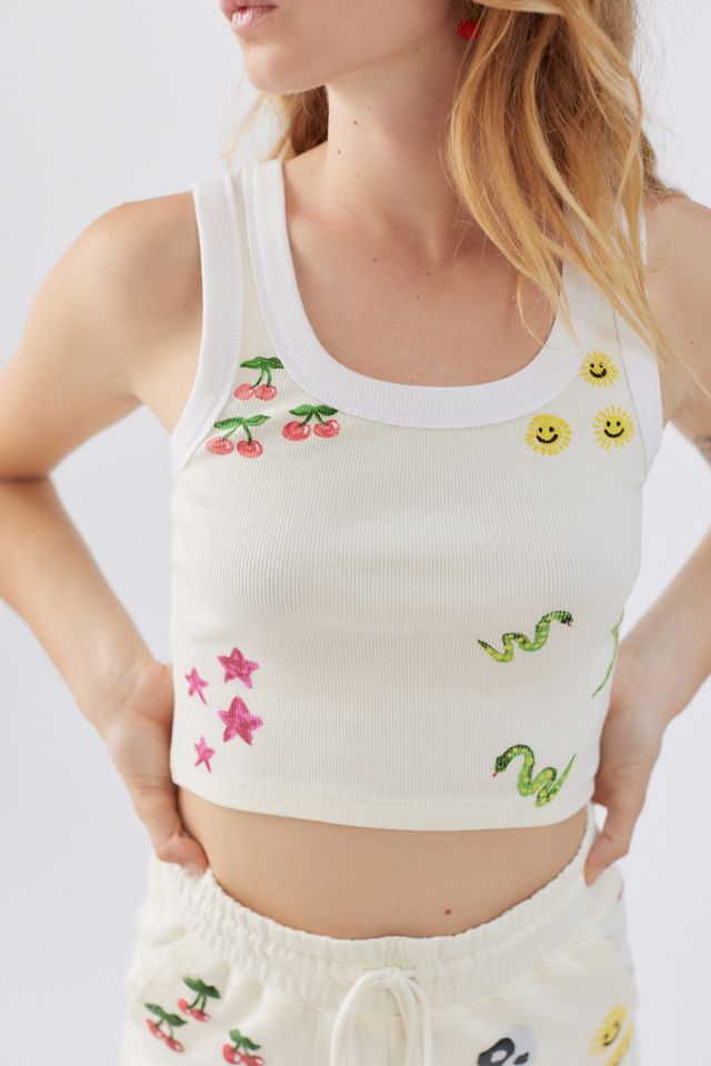 Coney Island Picnic X UO Icons Ribbed Tank Top | Urban Outfitters