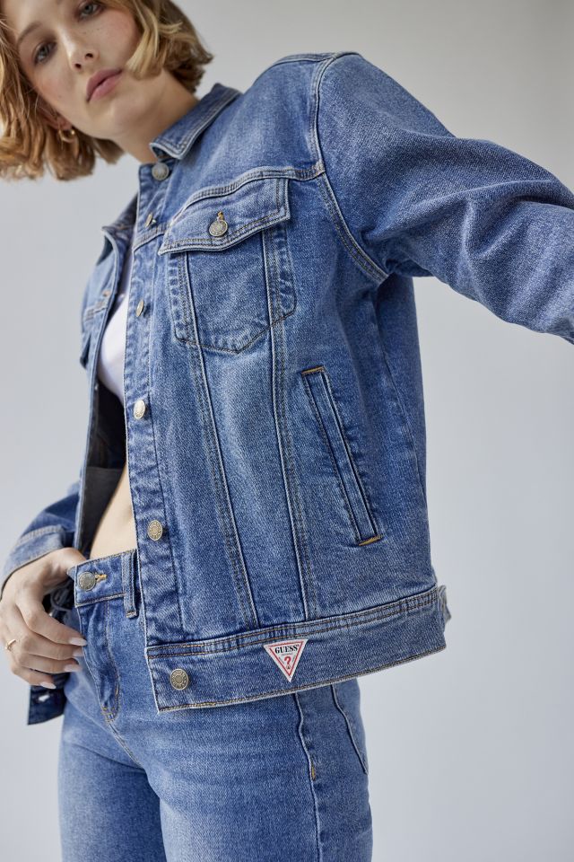 Guess denim cheap jacket urban outfitters