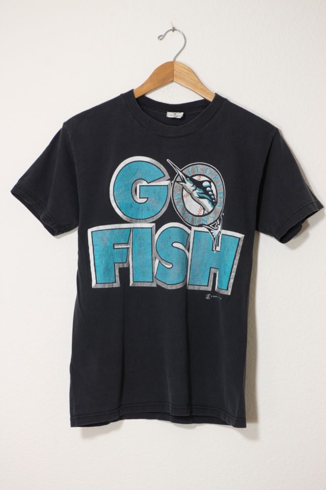 Vintage Go Marlins 1997 Florida Marlins World Series T Shirt