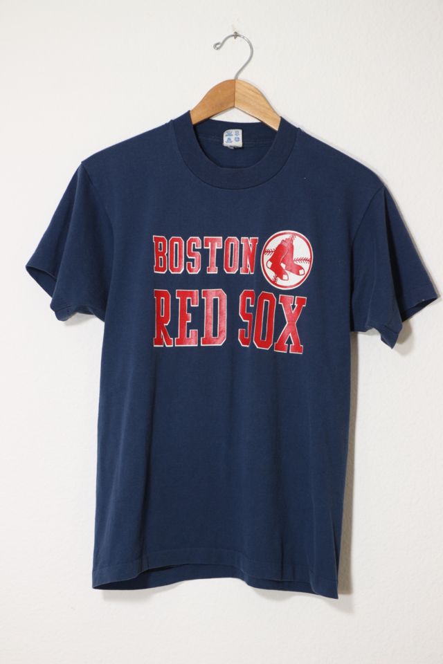 Vintage Boston Red Sox Cropped Zip-Up Tee (XL)