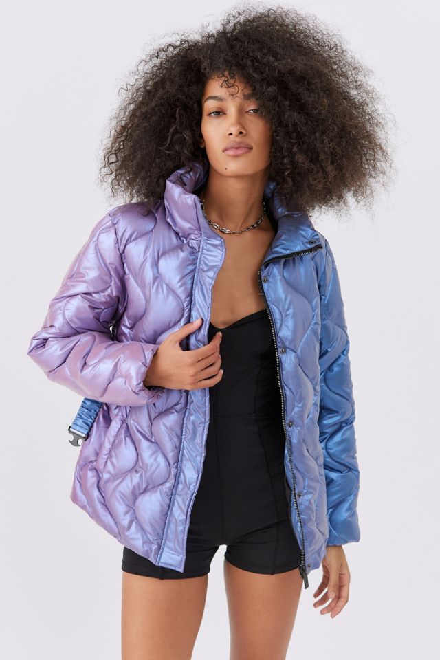 Neon puffer outlet jacket