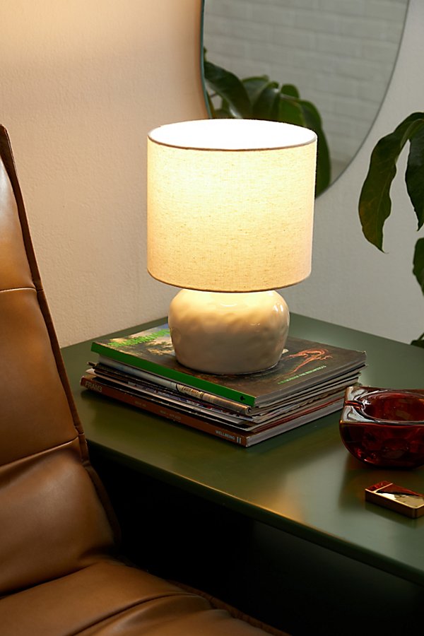Urban Outfitters Marley Table Lamp In Ivory At  In White