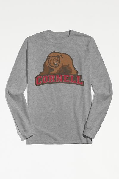 Cornell Logo Long Sleeve Tee | Urban Outfitters