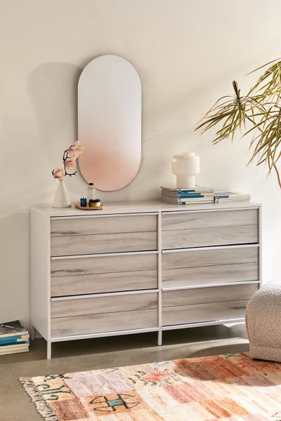 Urban Outfitters Francis 6-drawer Dresser In White