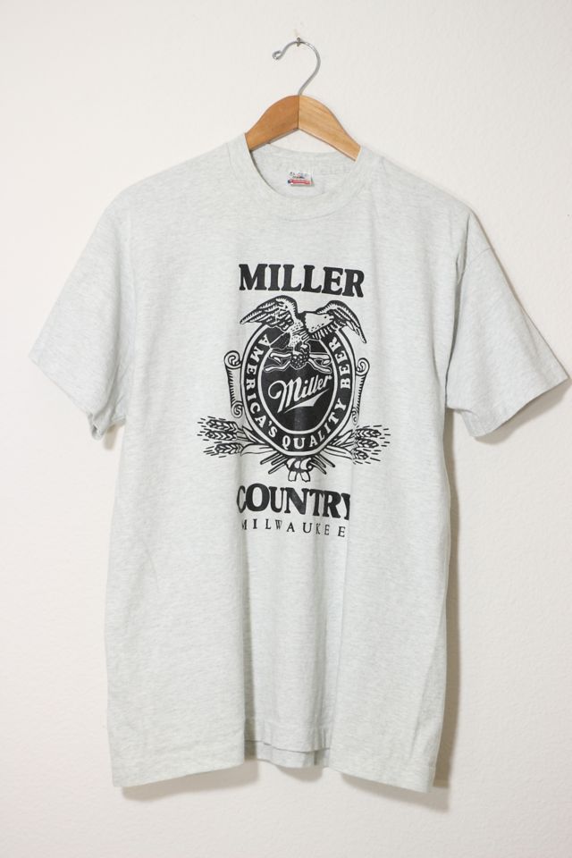 Vintage Miller Country Beer T Shirt Made in USA