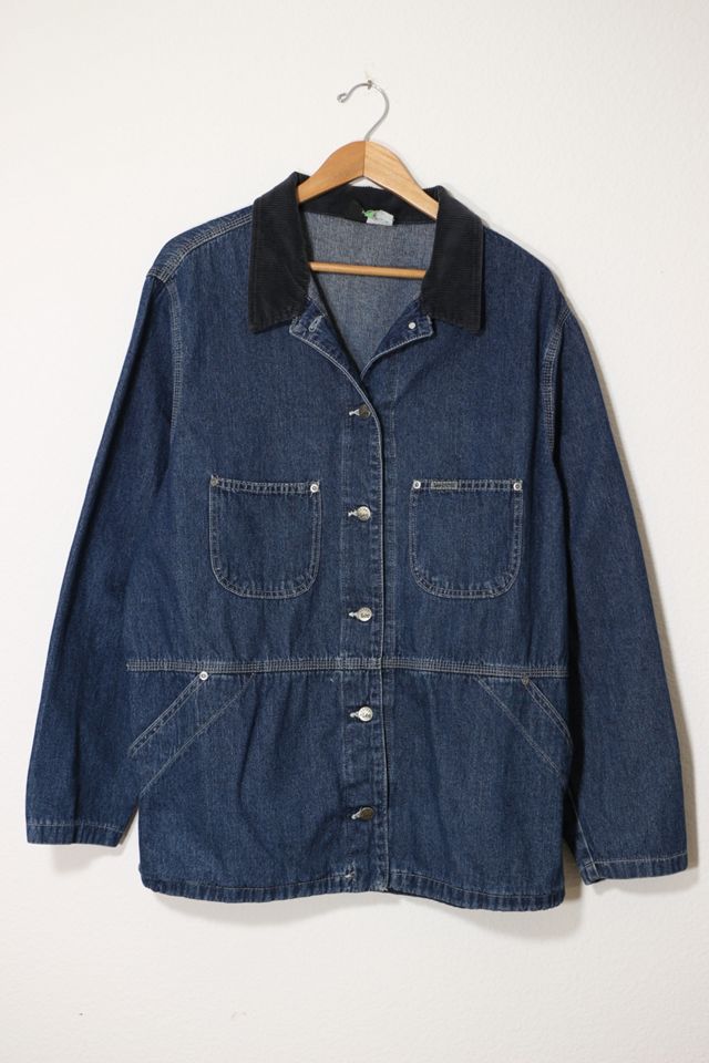 Vintage Lee Riveted Denim Chore Jacket Made in USA | Urban Outfitters