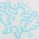Keith Haring Angel Icon