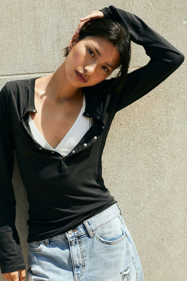 【HI FI FNK】Snap Slim Henley Top s-l1200.png