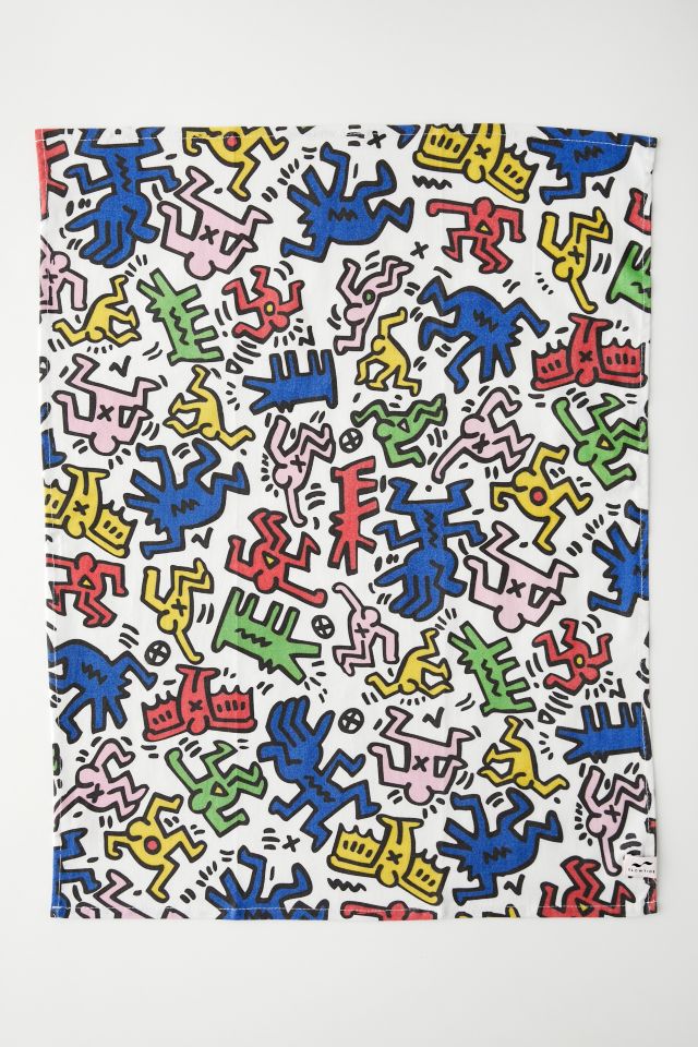 Slowtide X Keith Haring Burrows Kitchen Towel #1