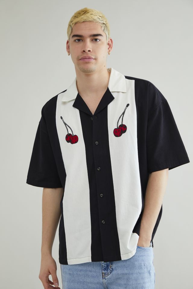 UO Cherry Bowling Shirt Urban Outfitters Canada
