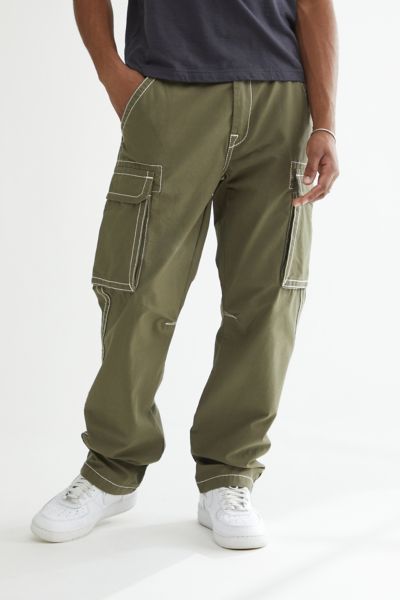 True Religion Big T Cargo Trousers Green