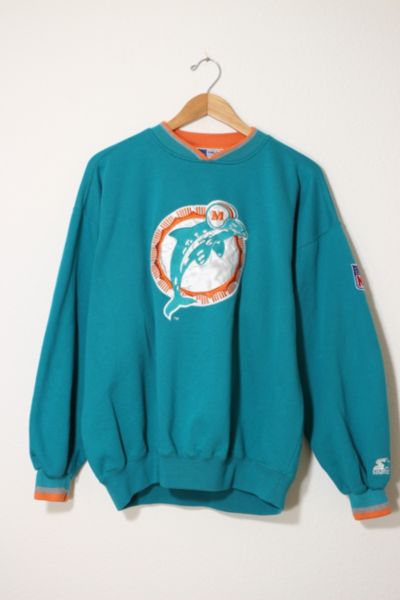 Vintage Starter 80s Miami Dolphins NFL Applique Crewneck