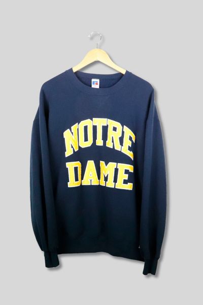 Vintage Russell Athletic Notre Dame University Crew Neck Sweatshirt ...