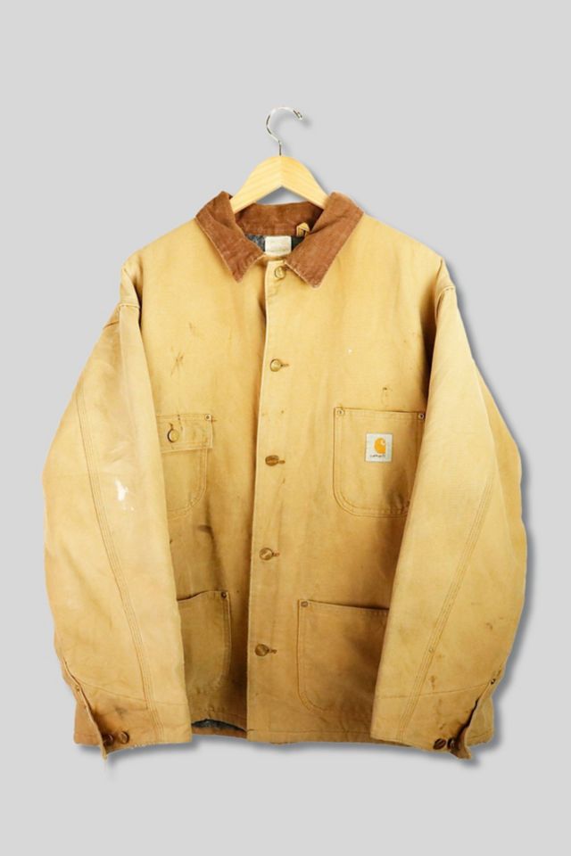 Vintage carhartt blanket lined jacket sales