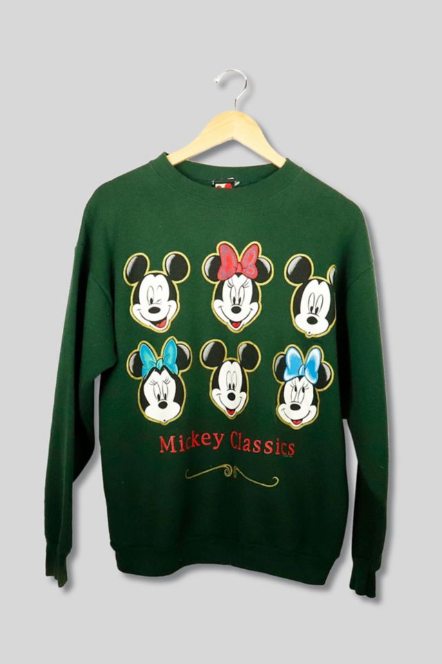 Vintage Disney Mickey & Minnie Mouse Crew Neck Sweatshirt | Urban ...