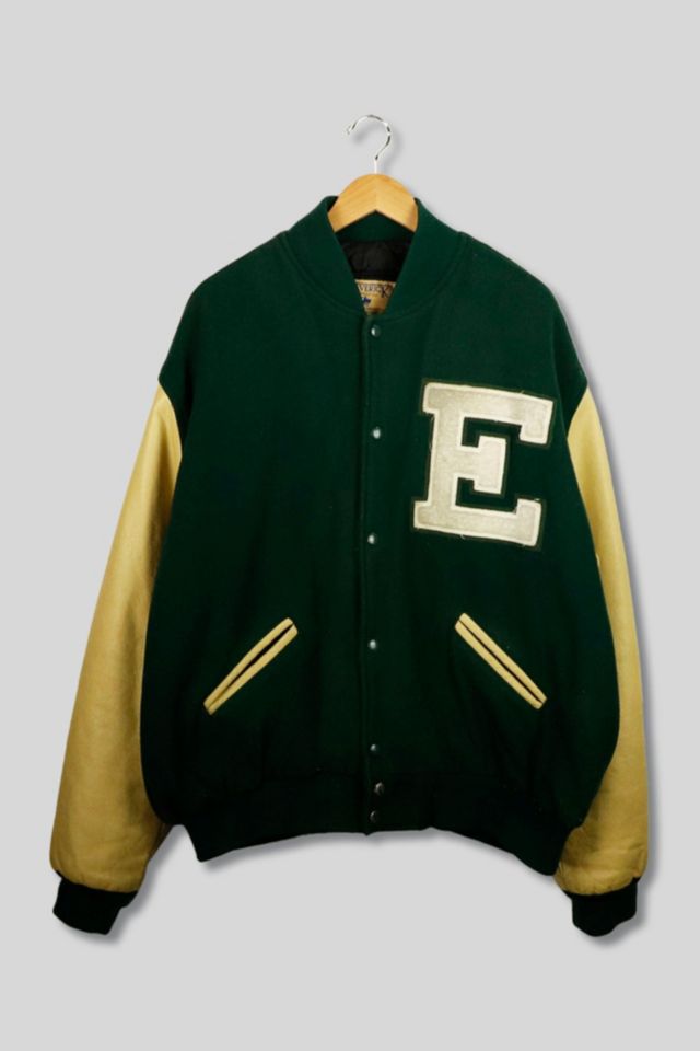 90s Green Varsity Jacket